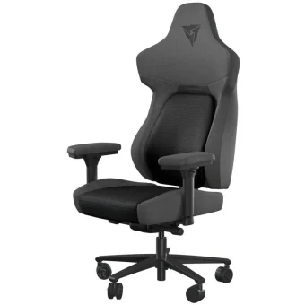 Thunder X3 Core Mesh Καρέκλα Gaming με Ρυθμιζόμενα Μπράτσα Γκρι GAGC-374