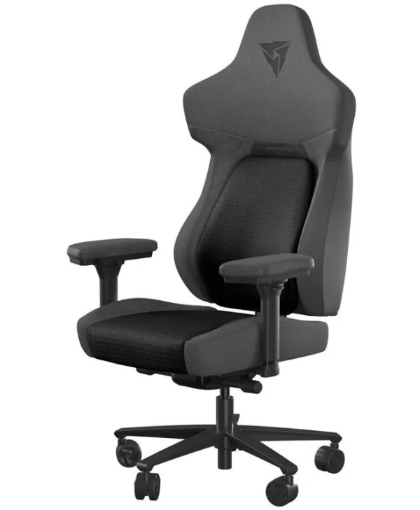 Thunder X3 Core Mesh Καρέκλα Gaming με Ρυθμιζόμενα Μπράτσα Γκρι GAGC-374