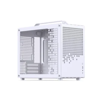 Jonsplus Z20 Gaming Mini Tower Κουτί Υπολογιστή με Πλαϊνό Παράθυρο Λευκό GEJP-009