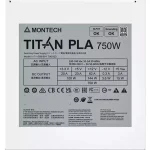 Montech Titan PLA 750W 750W Μαύρο Τροφοδοτικό Υπολογιστή Full Modular 80 Plus Platinum NEMT-006 - Image 6