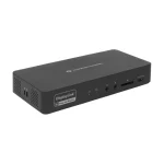 Conceptronic USB-C Docking Station με HDMI/DisplayPort PD Ethernet και σύνδεση 2 Οθονών Μαύρο (DONN31B) - Image 2