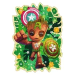 Ξύλινο Παιδικό Puzzle Marvel: Groot 150pcs Ravensburger 12001459 - Image 2