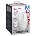 Defender Ασύρματο Ποντίκι Feam White 52297 - Image 2