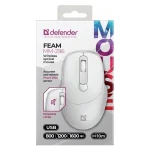 Defender Ασύρματο Ποντίκι Feam White 52297 - Image 3