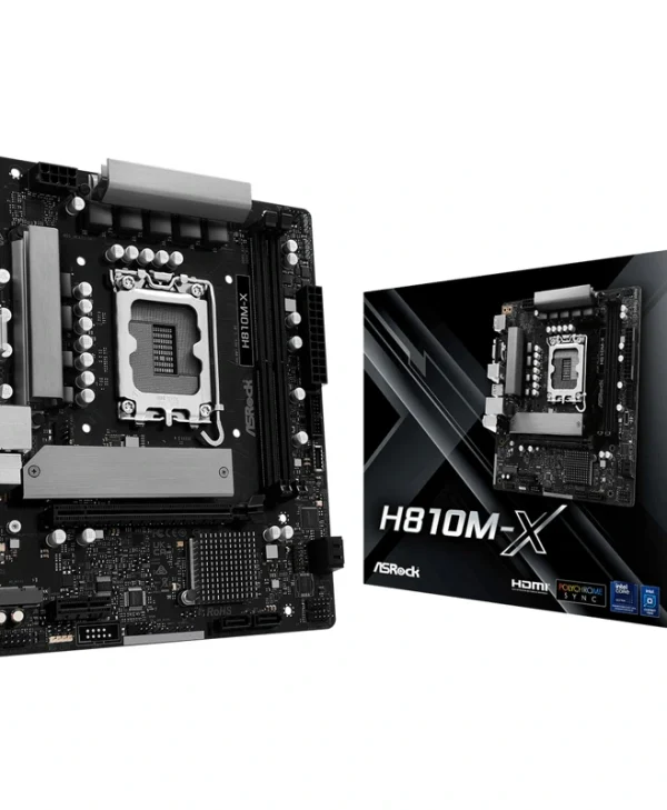 ASRock H810M-X Motherboard Micro ATX με Intel 1851 Socket 90-MXBS4-A0UAYZ