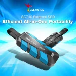 Adata SC740 USB-C Εξωτερικός SSD 2TB 1.8" Μπλε SC740-2000G-CBU - Image 7
