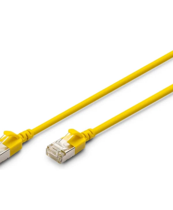 Digitus F/FTP Cat.6a (Gigabit) Καλώδιο Δικτύου Ethernet 5m Κίτρινο DK-1632-A-050S-Y