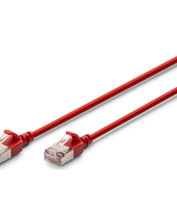 Digitus F/FTP Cat.6a (Gigabit) Καλώδιο Δικτύου Ethernet 2m Κόκκινο DK-1632-A-020S-R