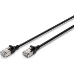 Digitus F/FTP Cat.6a (Gigabit) Καλώδιο Δικτύου Ethernet 0.3m Μαύρο DK-1632-A-003S-BL