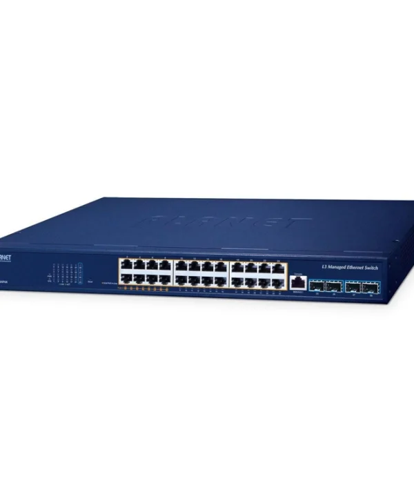 Planet Technology GS-6311-24HP4X Managed L2 PoE+ Switch με 8 Θύρες Gigabit (1Gbps) Ethernet και 4 SFP Θύρες