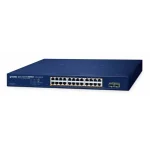Planet Technology GS-2210-24P2S Unmanaged L2 PoE+ Switch με 24 Θύρες Gigabit (1Gbps) Ethernet