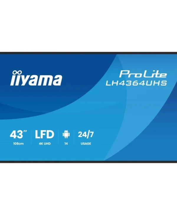 Iiyama LH4364UHS-B1AG Public Display LCD VA 4K UHD 43"