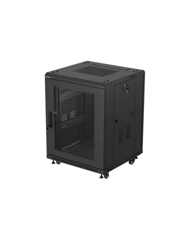 Lanberg Καμπίνα Rack 19" 15u 600x600 Black Ff01-6615-23b FF01-6615-23B
