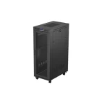 Lanberg Επιδαπέδια Καμπίνα Rack 19U 60x100cm Μαύρο FF01-6032-23BL