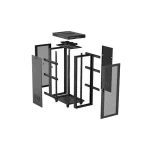 Lanberg Επιδαπέδια Καμπίνα Rack 19U 60x100cm Μαύρο FF01-6032-23BL - Image 12