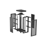 Lanberg Επιδαπέδια Καμπίνα Rack 19U Μαύρο FF01-6832-23BL - Image 6