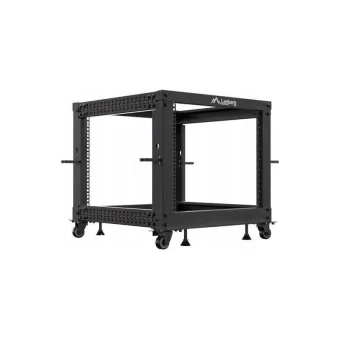 Lanberg Επιτοίχια Καμπίνα Rack 9U Μαύρο OR01-6109-B