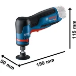 Bosch GWG 12V-50 S Professional Ευθύς Λειαντήρας 12V Solo με Ρύθμιση Ταχύτητας 06013A7001 - Image 4