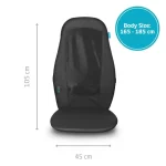Medisana MC-15E Συσκευή Μασάζ Shiatsu για το Σώμα Μαύρη 23308 - Image 4