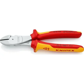 Knipex Πλαγιοκόφτης Πλάγιος Ηλεκτρολόγου Μήκους 200mm 74 06 200