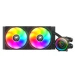 Cougar Poseidon Elite 240 Υδρόψυξη AIO CPU με 2 Ανεμιστήρες 120mm και ARGB Φωτισμό CGR-PSDELRGB-B-240