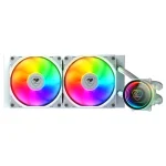 Cougar Poseidon Elite Υδρόψυξη AIO CPU με 2 Ανεμιστήρες 120mm και ARGB Φωτισμό Λευκή CGR-PSDELRGB-W-240