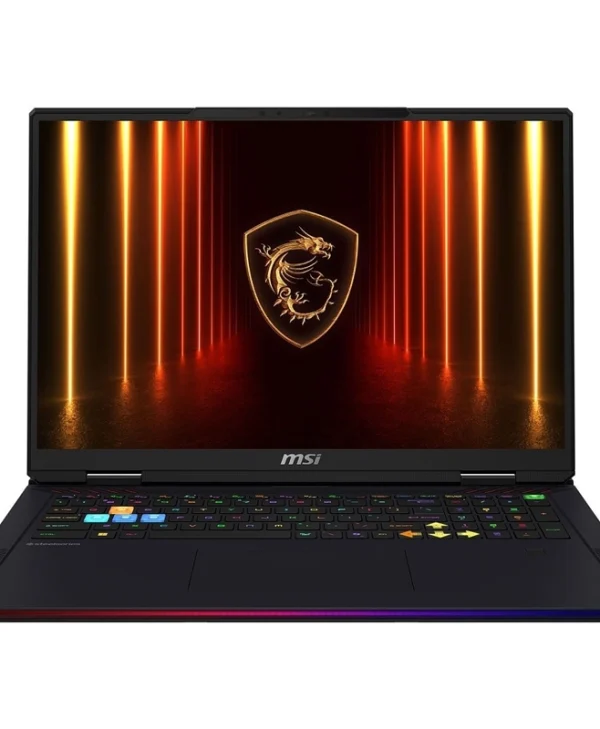 MSI Raider 18 HX AI A2XWIG 18" UHD 120Hz (Ultra 9-285HX/64GB/4TB SSD/GeForce RTX 5080/W11 Pro) Core Black (US Keyboard) 9S7-182462-210