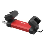 Silicon Power Ds72 250GB USB 3.2 SSD Stick με σύνδεση USB-A & USB-C Κόκκινο SP250GBUC3S72VPR