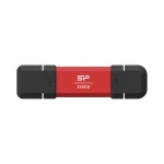 Silicon Power Ds72 250GB USB 3.2 SSD Stick με σύνδεση USB-A & USB-C Κόκκινο SP250GBUC3S72VPR - Image 4