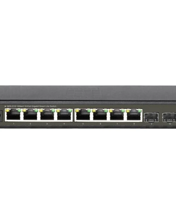 Level One GES-2110 Hilbert Managed L2 Switch με 8 Θύρες Gigabit (1Gbps) Ethernet και 2 SFP Θύρες