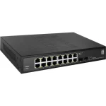 Level One GES-2118 Hilbert Managed L2 Switch με 16 Θύρες Gigabit (1Gbps) Ethernet και 2 SFP Θύρες - Image 4