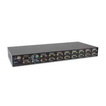 Level One 1 Monitor to 2 Computer KVM & Data Switch KVM-3216