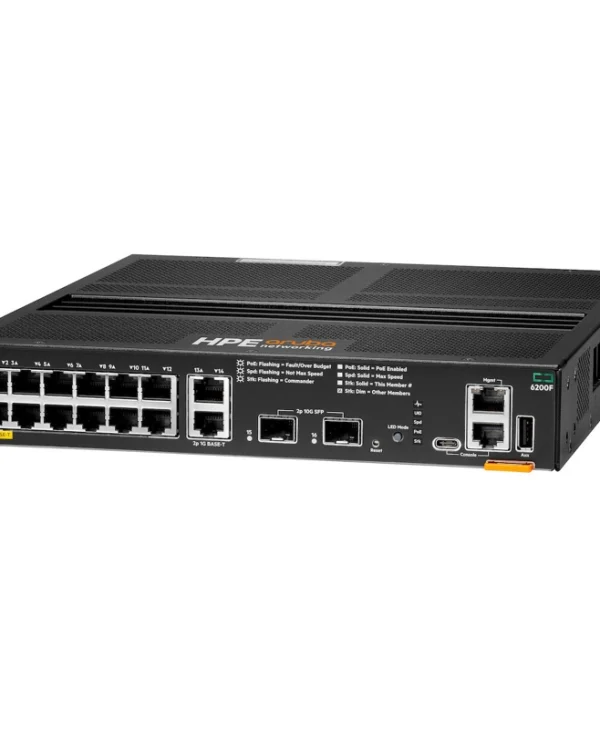 HP 6200F Managed PoE Switch με 12 Θύρες Gigabit (1Gbps) Ethernet και 2 SFP Θύρες R8Q72A