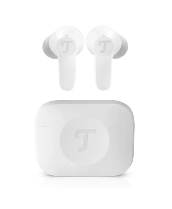 Teufel Airy TWS 2 In-ear Bluetooth Handsfree Ακουστικά με Αντοχή στον Ιδρώτα και Θήκη Φόρτισης Λευκά 107001396