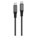 4Smarts Braided USB 2.0 Cable USB-C male - USB-C 100W PD Μαύρο 1.5m 456266 - Image 6