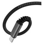 4Smarts Braided USB 2.0 Cable USB-C male - USB-C 100W PD Μαύρο 1.5m 456266 - Image 7