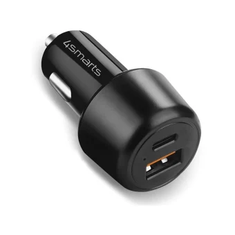 4Smarts Φορτιστής Αυτοκινήτου Voltroad Ultimate 83W Γρήγορης Φόρτισης με Θύρες: 1xUSB 1xType-C Μαύρος 456260