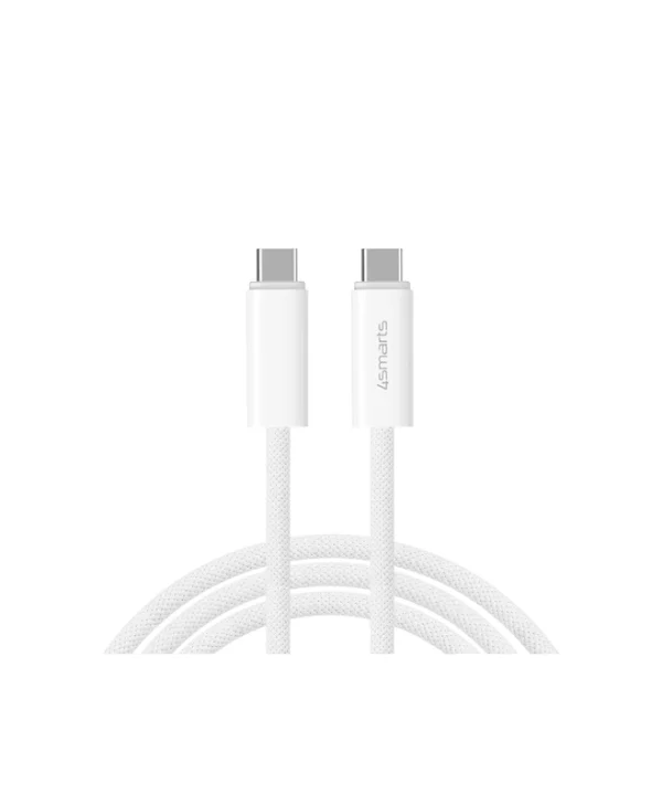 4Smarts USB 2.0 Cable USB-C male - USB-C 240W PD Λευκό 1.5m 540959
