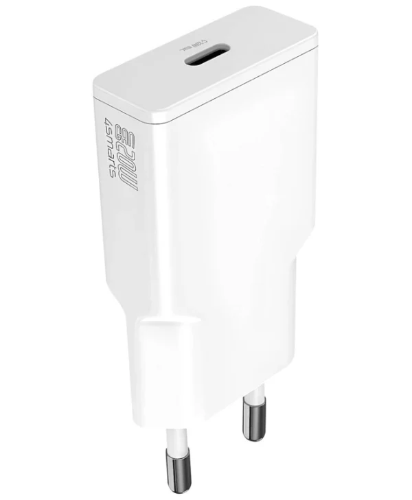 4Smarts Φορτιστής Χωρίς Καλώδιο GaN με Θύρα USB-C 20W Power Delivery Λευκός 541120