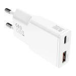 4Smarts Φορτιστής Χωρίς Καλώδιο GaN με Θύρα USB-A και Θύρα USB-C 30W Power Delivery Λευκός (Slim Duos) 541125 - Image 3