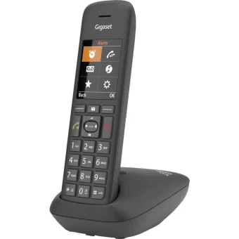 Gigaset C575HX Ασύρματο Τηλέφωνο με Ελληνικό Μενού Μαύρο S30852-H2967-R101