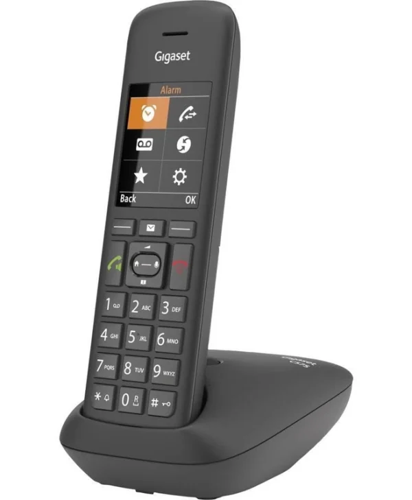 Gigaset C575HX Ασύρματο Τηλέφωνο με Ελληνικό Μενού Μαύρο S30852-H2967-R101