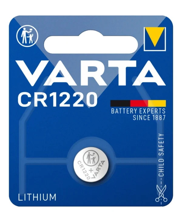 Varta Professional Electronics Μπαταρία Λιθίου Ρολογιών CR1220 3V 1τμχ 06220101401