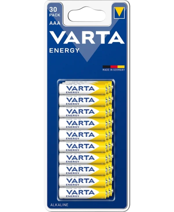Varta Energy Αλκαλικές Μπαταρίες AAA 1.5V 30τμχ 04103229630