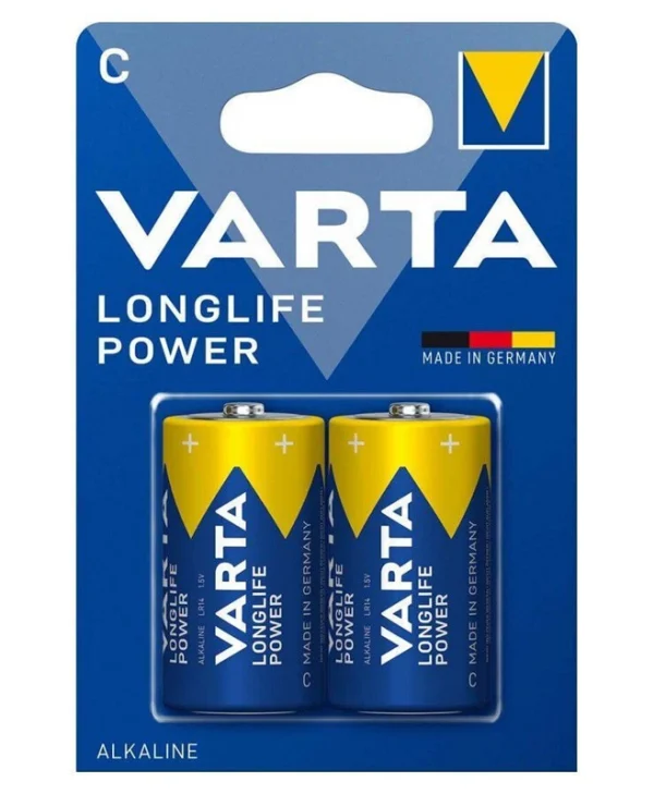 Varta Longlife Power Αλκαλικές Μπαταρίες C 1.5V 2τμχ 04914121412