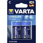 Varta Longlife Power Αλκαλικές Μπαταρίες C 1.5V 2τμχ 04914121412 - Image 2