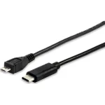 Equip USB 2.0 Cable USB-C male - micro USB-B Μαύρο 1.0m 12888407