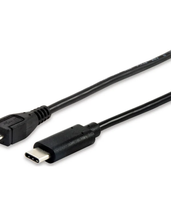 Equip USB 2.0 Cable USB-C male - micro USB-B Μαύρο 1.0m 12888407