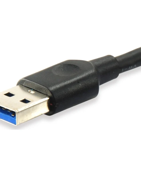 Equip USB 2.0 Cable USB-C male - USB-A Μαύρο 0.25m 128343