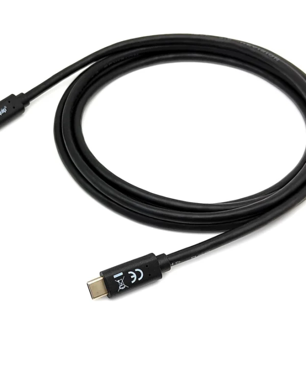 Equip USB 2.0 Cable USB-C male - USB-C Μαύρο 1m 128346